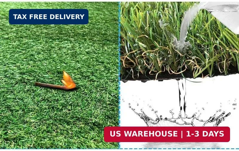 Petgrow 4FTx7FT Artificial Realistic & Thick Fake Mat for Outdoor Garden Landsca