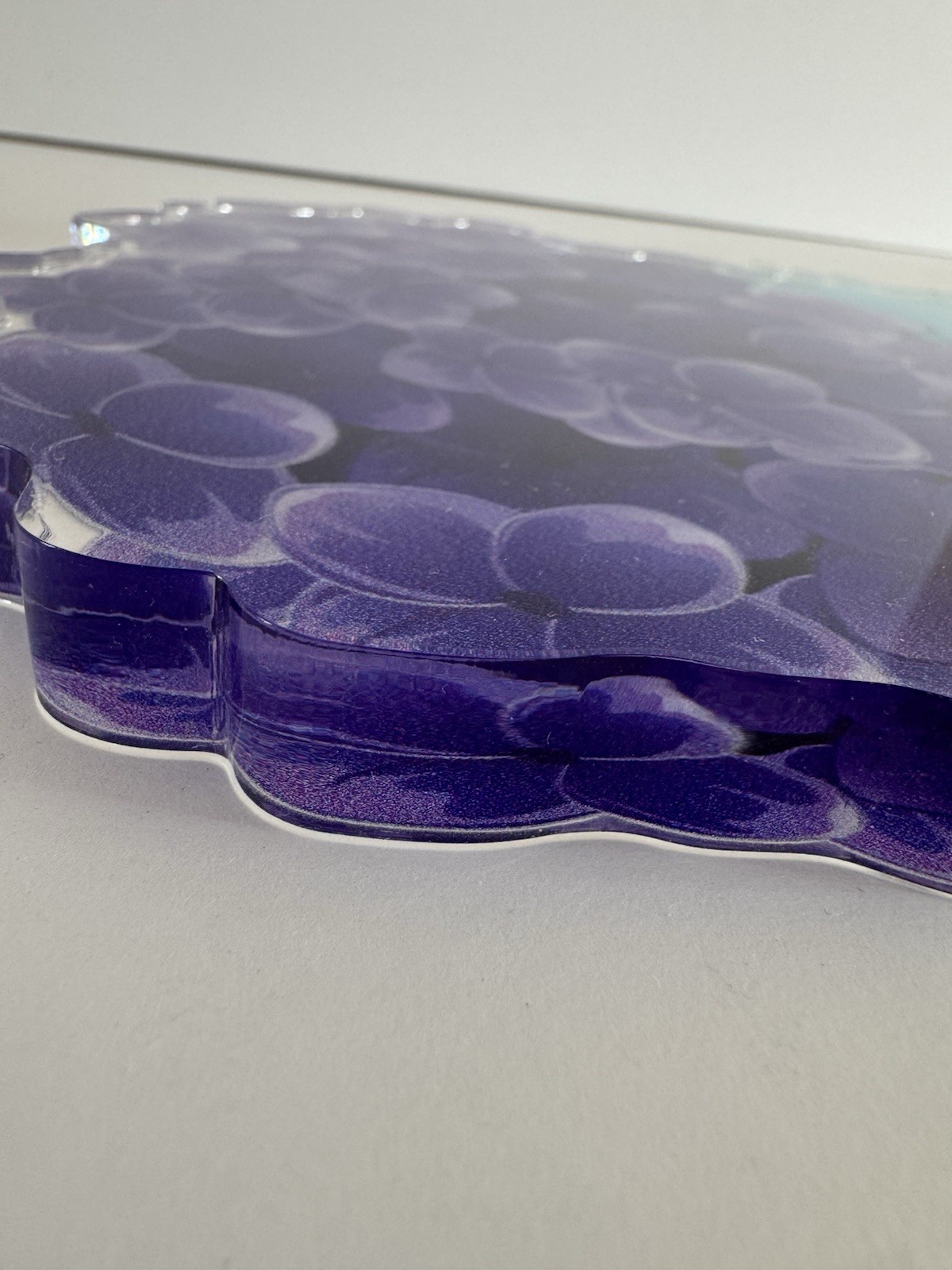 Purple Hydrangea Acrylic Flower Bouquet by Acrila 10×8 Solid Floral Art Cut Out