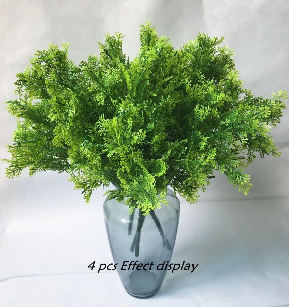 Artificial Shrubs, Plastic Plants Simulation Fake Bushes Wedding Outdoor Indo…
