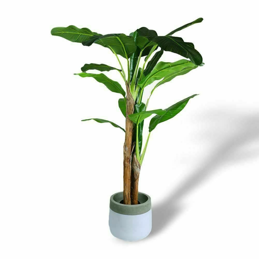 180cm Faux Artificial Fake Potted Banana Tropical Tree Plant Office Home Decor