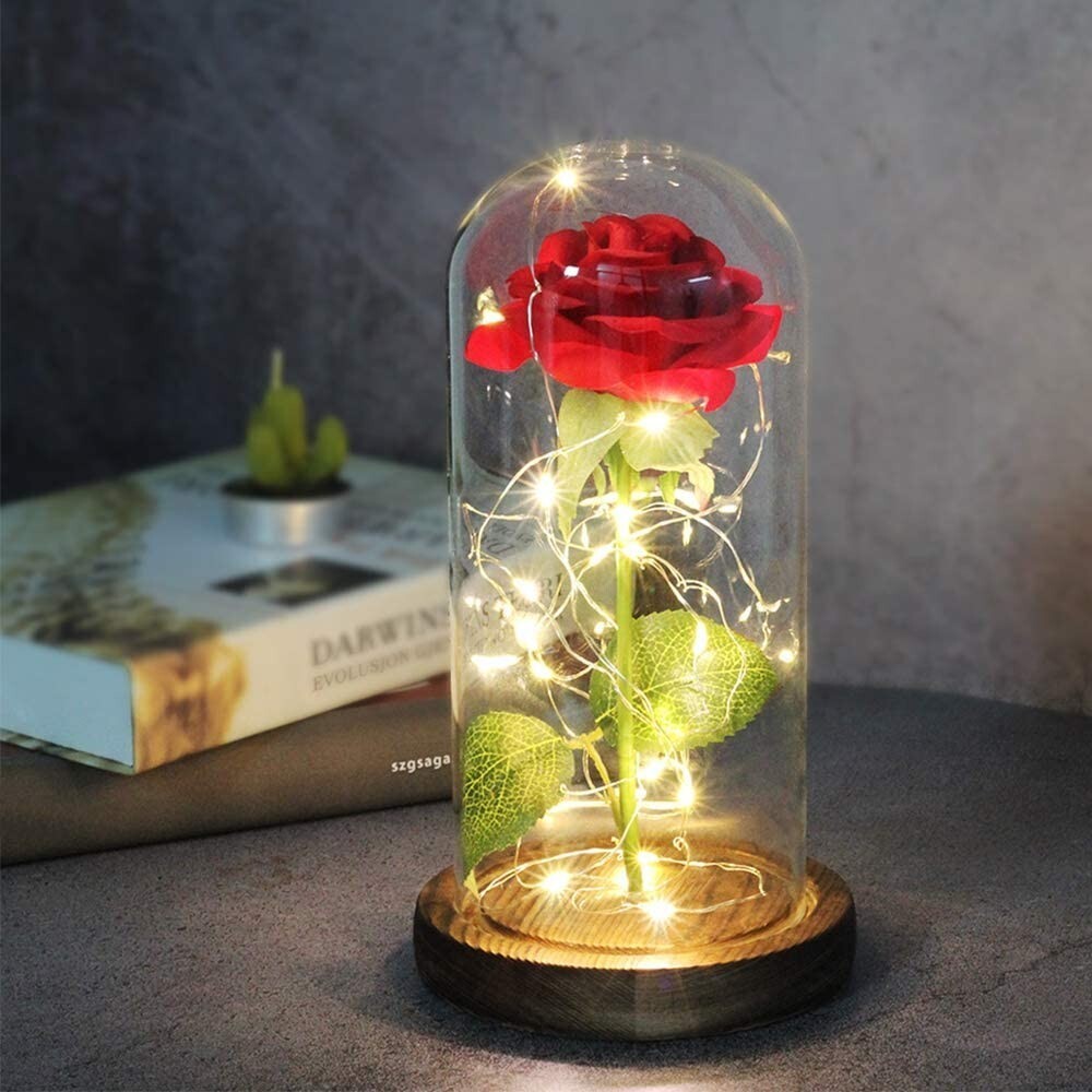 Rose Forever Light Enchanted Galaxy LED Rose Valentine’s Day Eternal LED Rose
