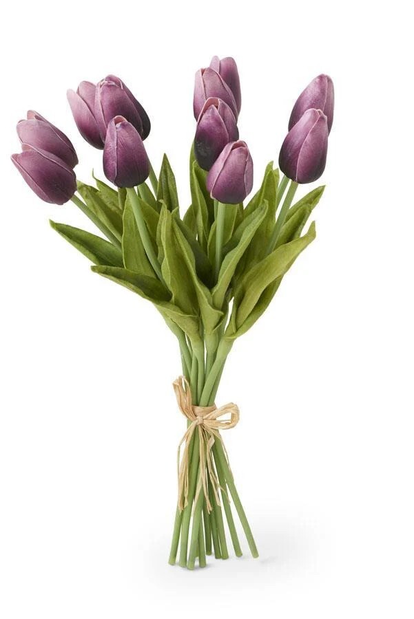 13.5″ Purple Mini Tupip Bouquet K & K Interiors 11399B-PU