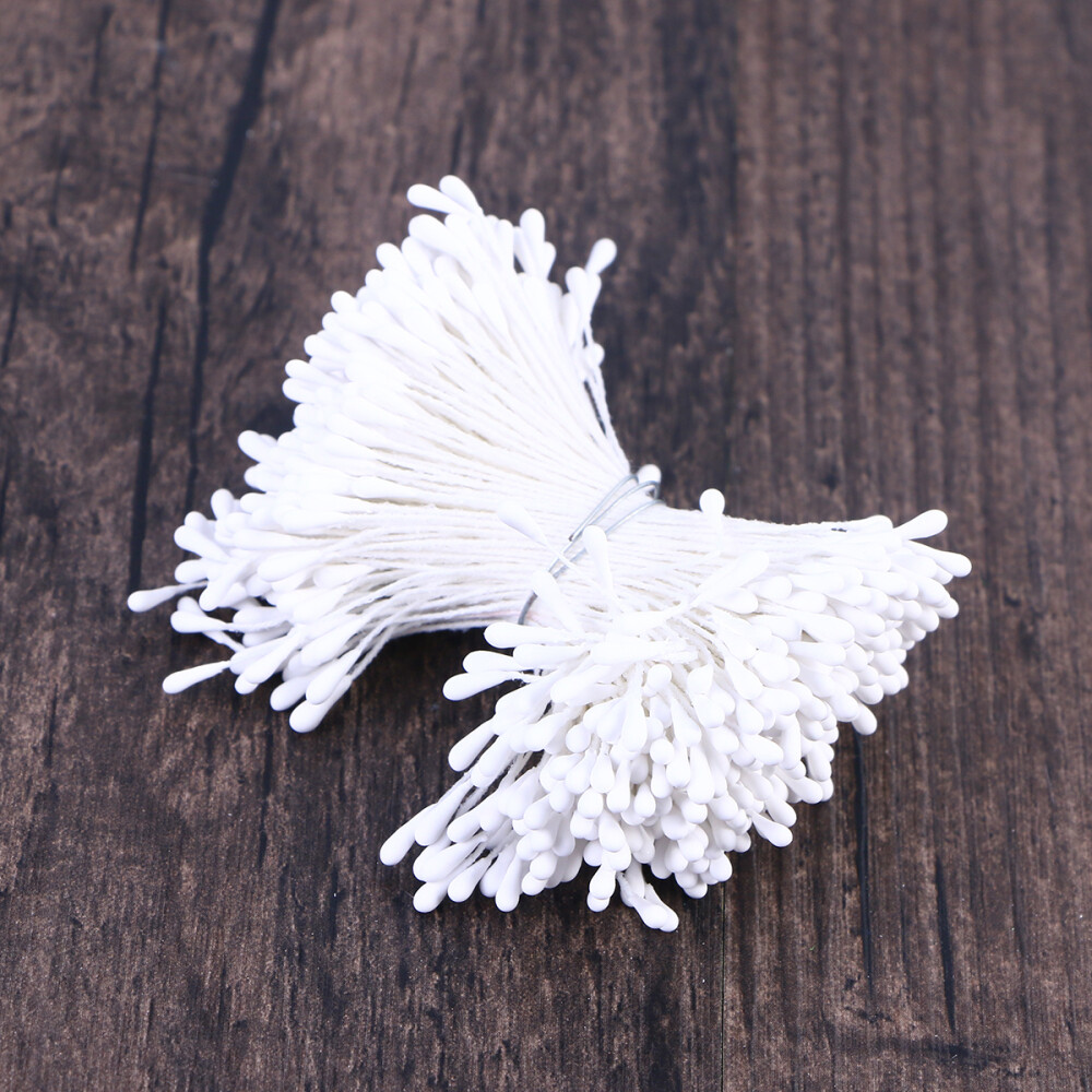400 Pcs/set Simulated Stamens Pearlized Flower Making Supplies Floral Buds