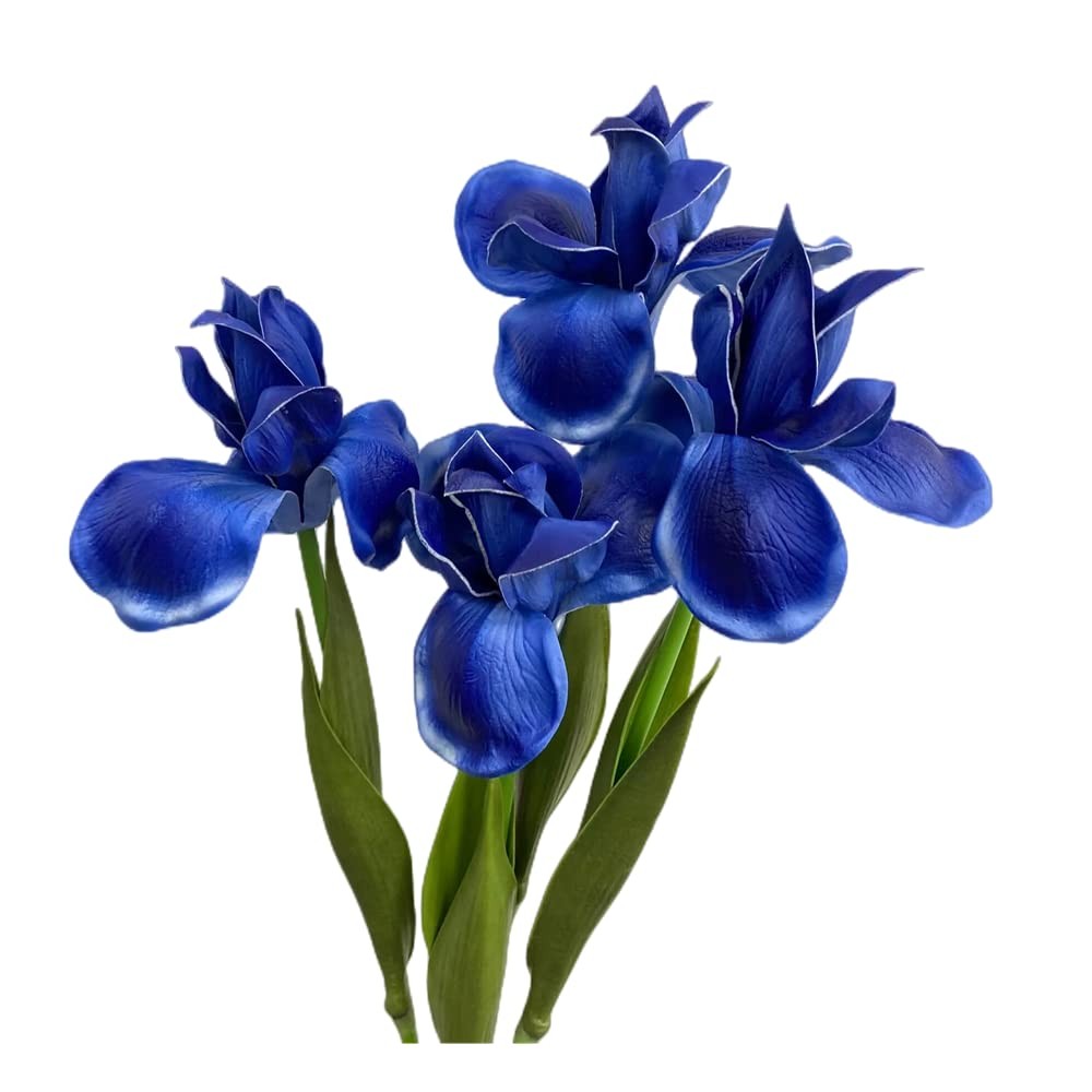 4pc Artificial Iris Flower Silk Flower,Flower Bouquet,Long Stem 18” Ireland …
