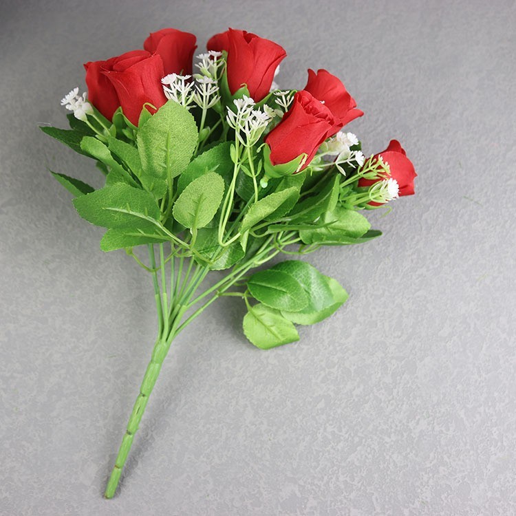 Silk Artificial Flowers Pack of 12 32cm Stems for Vase and Shelf Display
