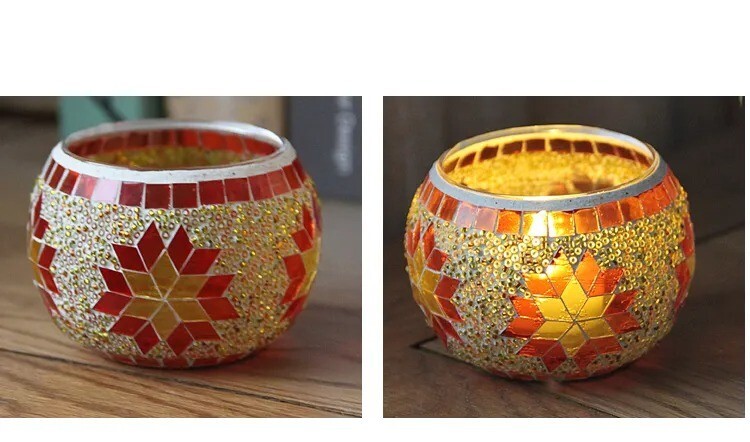 decorationsFlocon de neige Mosaic Glass, ci-après un porte-documents halloween