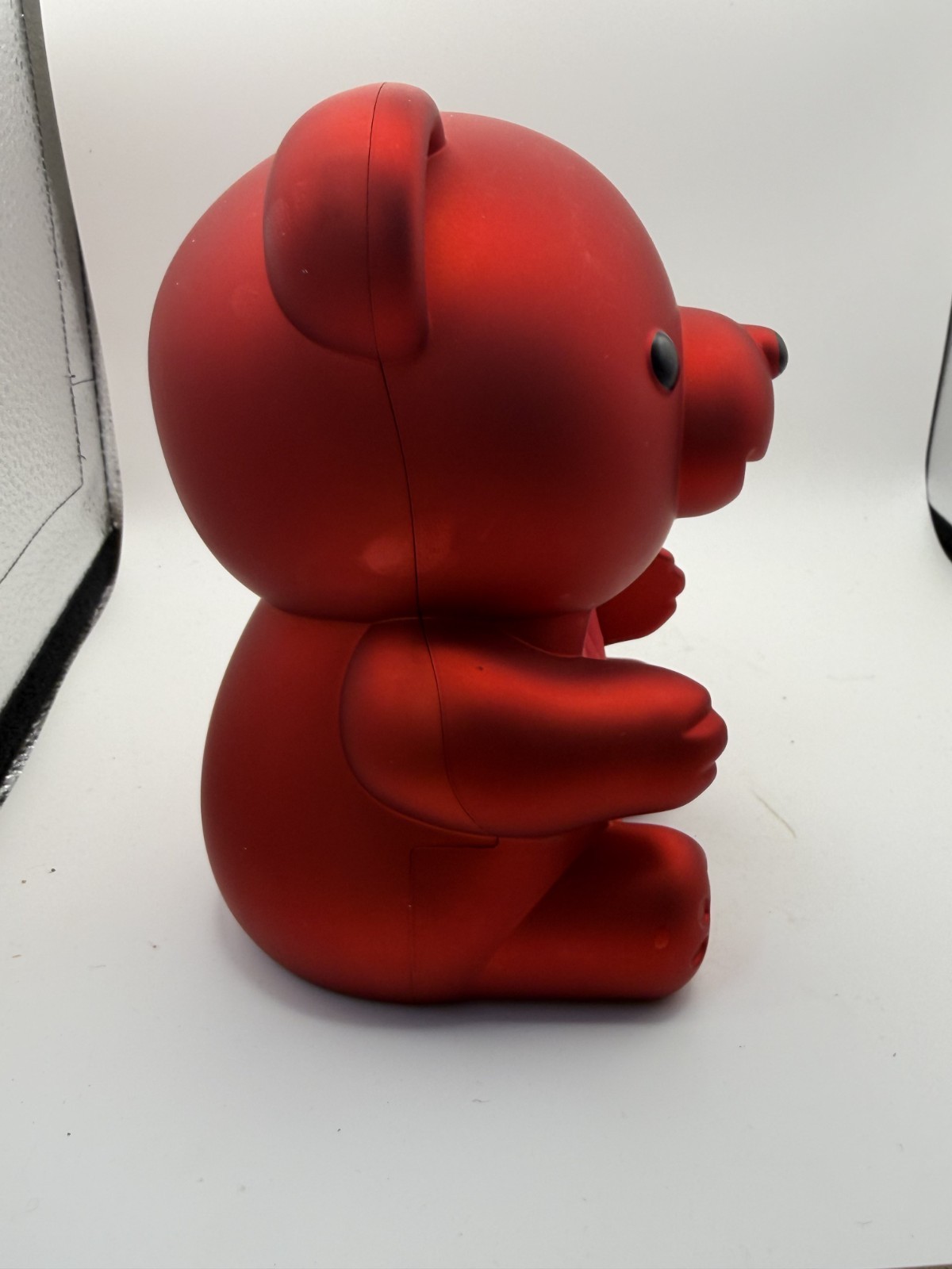 Real Preserved Rose Teddy Bear with Jewelry Compartment