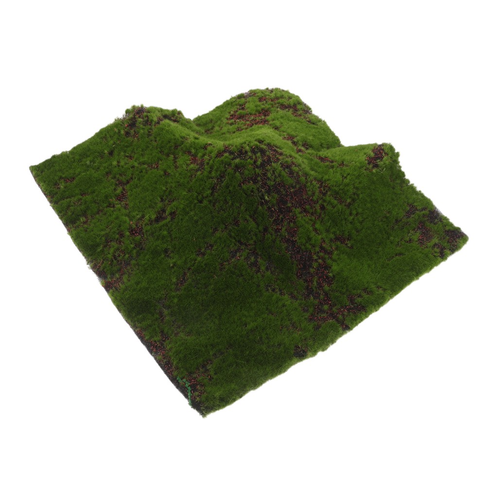 Artificial Green Moss Sheet for Craft Projects Indoor Outdoor Decoration