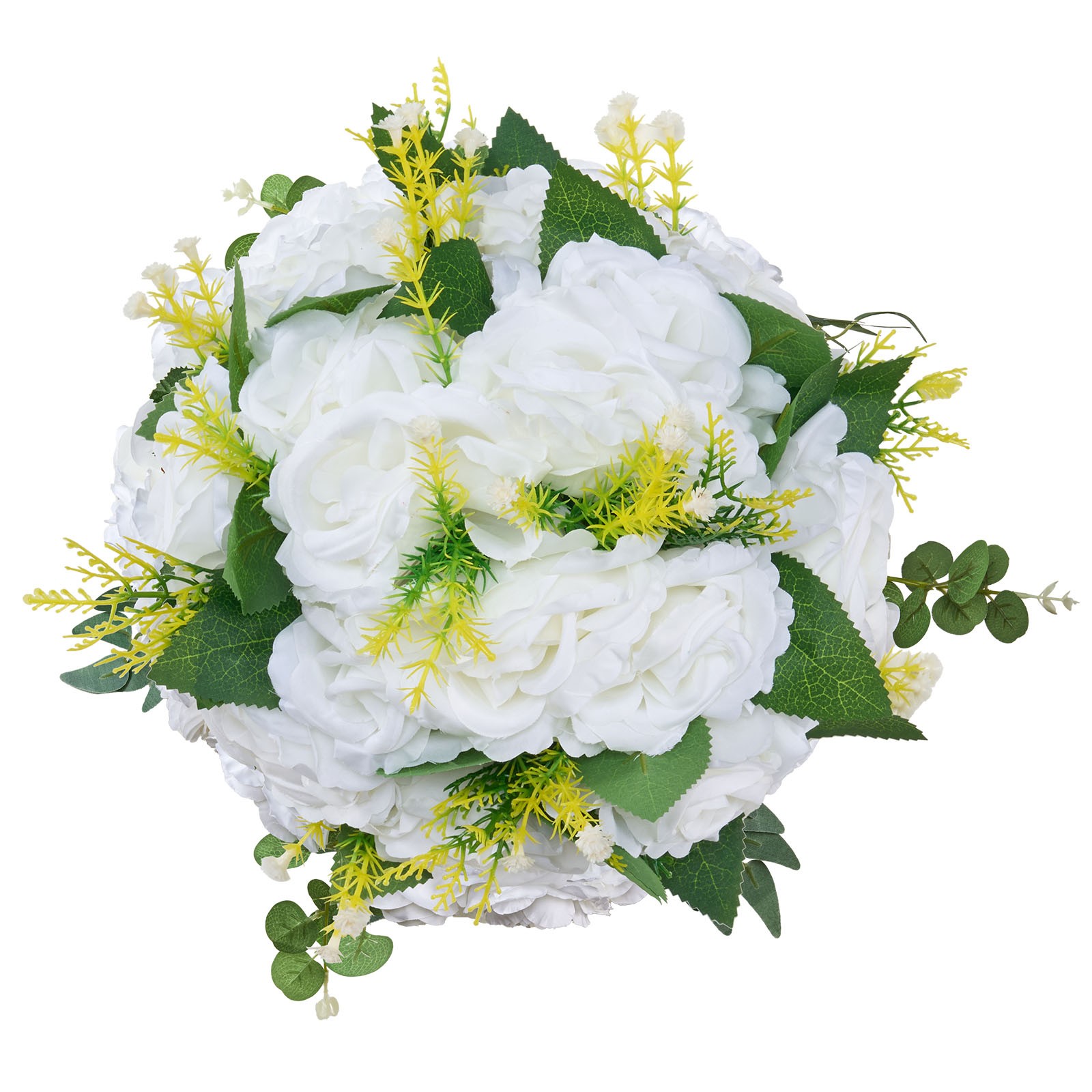 Uimoso 9.5-Inch Artificial Flower Balls for Wedding Centerpieces, Set of 10