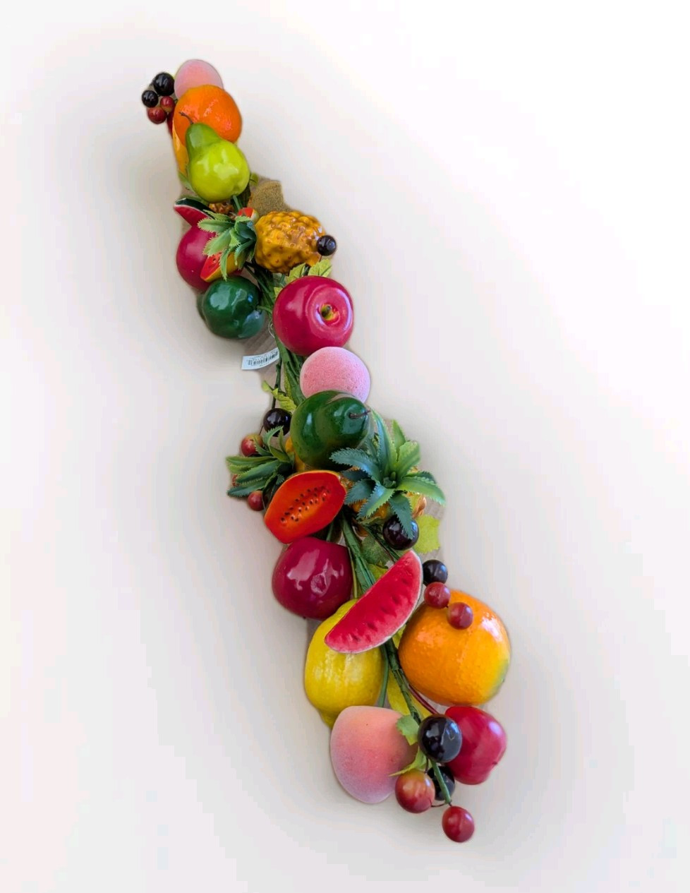 Tropical Mix Fruit Swag for Wall, Home/ Kitchen Decoration, 35″ Long F5Y56 New