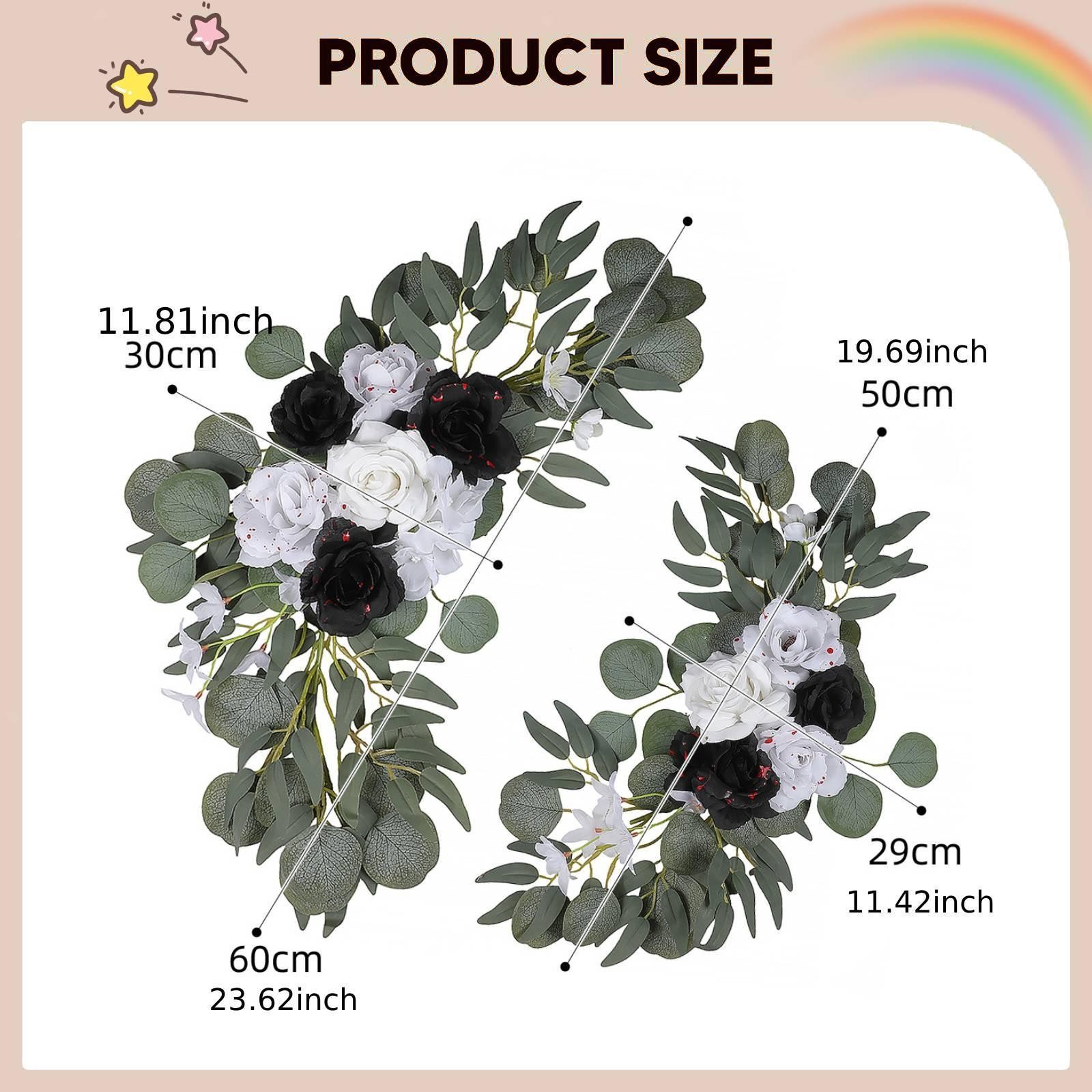 Artificial Wedding Arch Flowers Backdrop Decor Centerpiece Silk Flowers Rustic