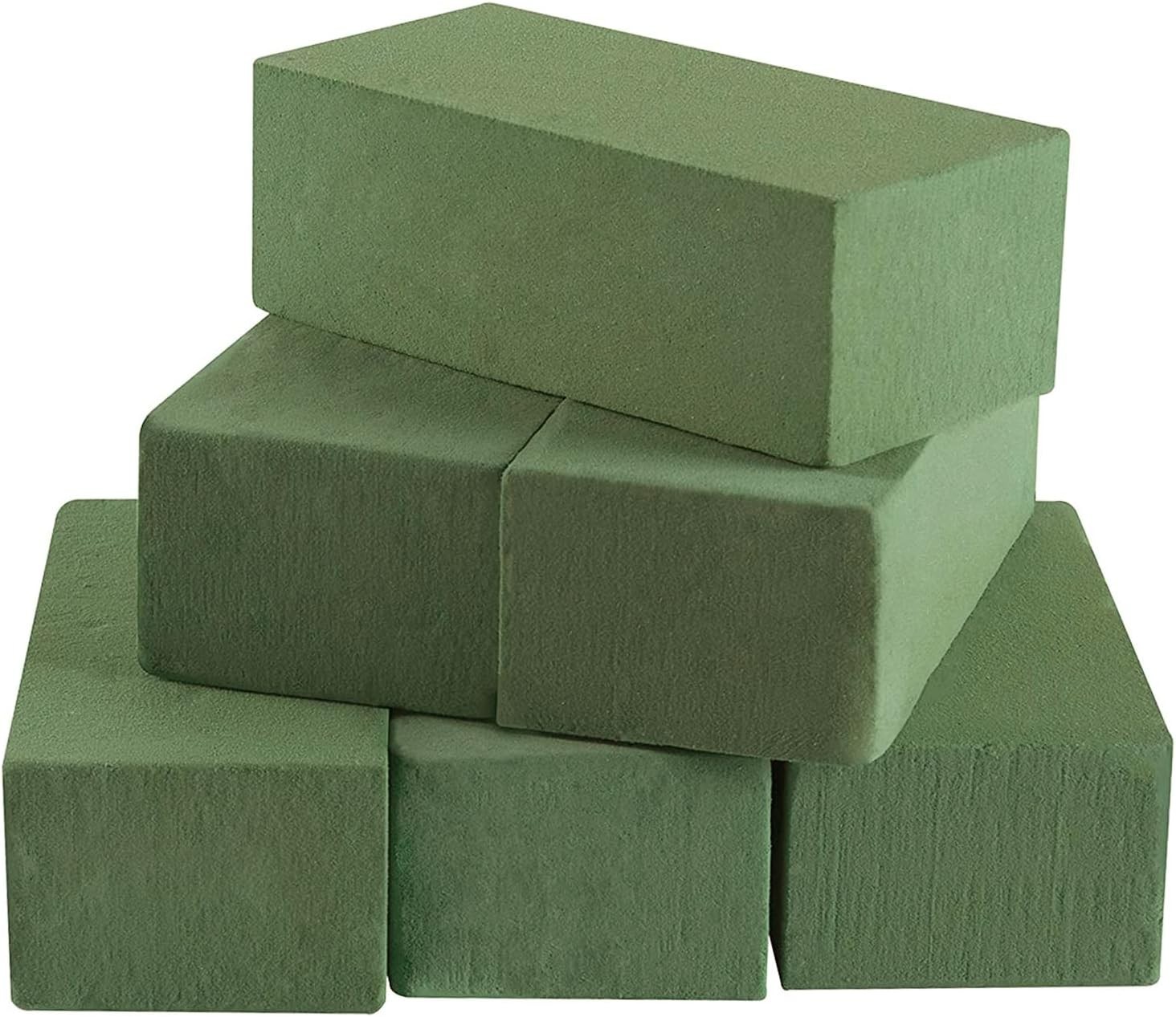 Floral Foam Blocks for Fresh and Artificial Flowers, 6 Pcs Each 8″ L x 4″ W x…
