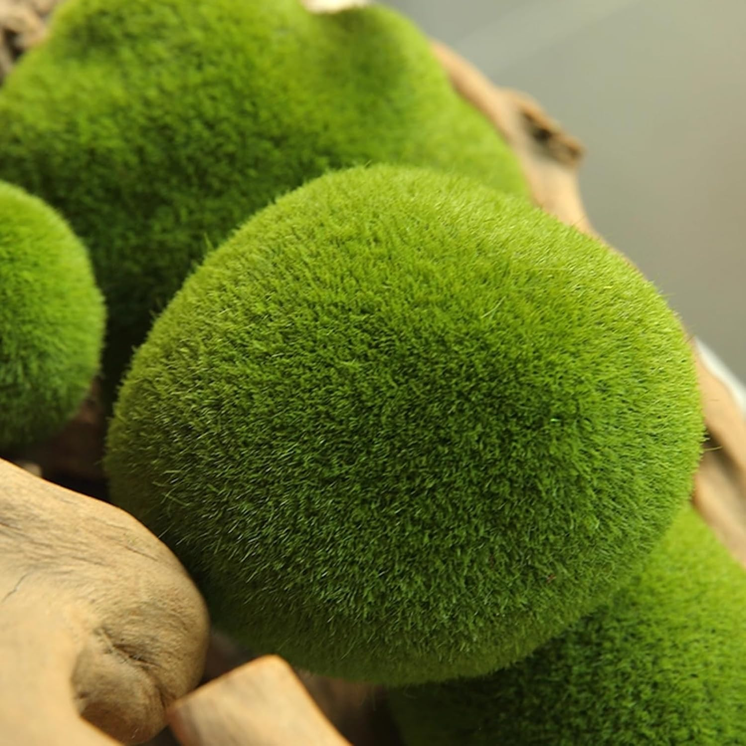 40PCS Artificial Moss Rocks, 4 Size Fake Moss Rocks, Green Moss Decor