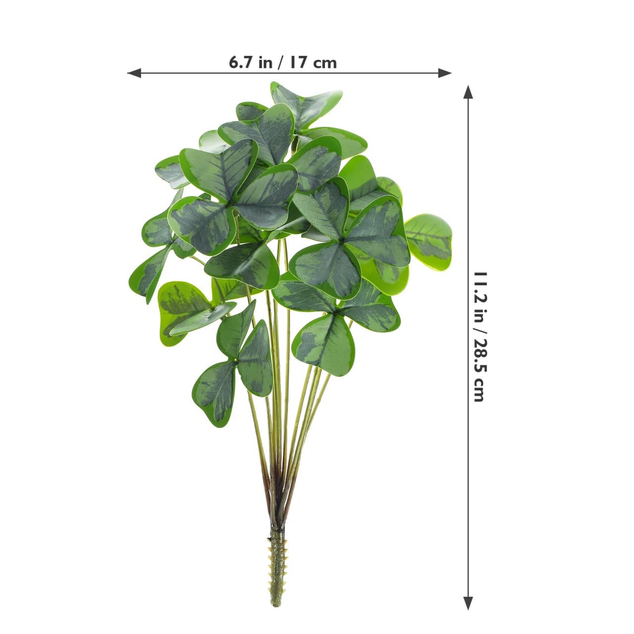 1bunch Artificial Plant Lifelike Faux Clover Decoration for Home Party and Fl…