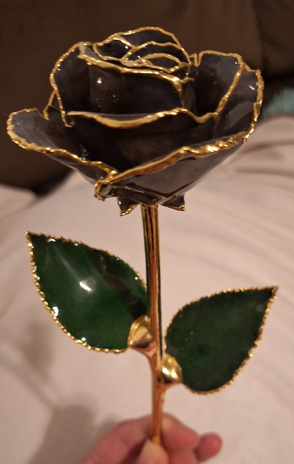 24k Gold Dipped Real Rose