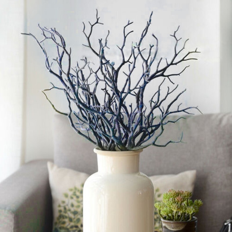 Art Simulation Plastic For Leaf Plant Tree Branch Home Indoor Shop Decoration