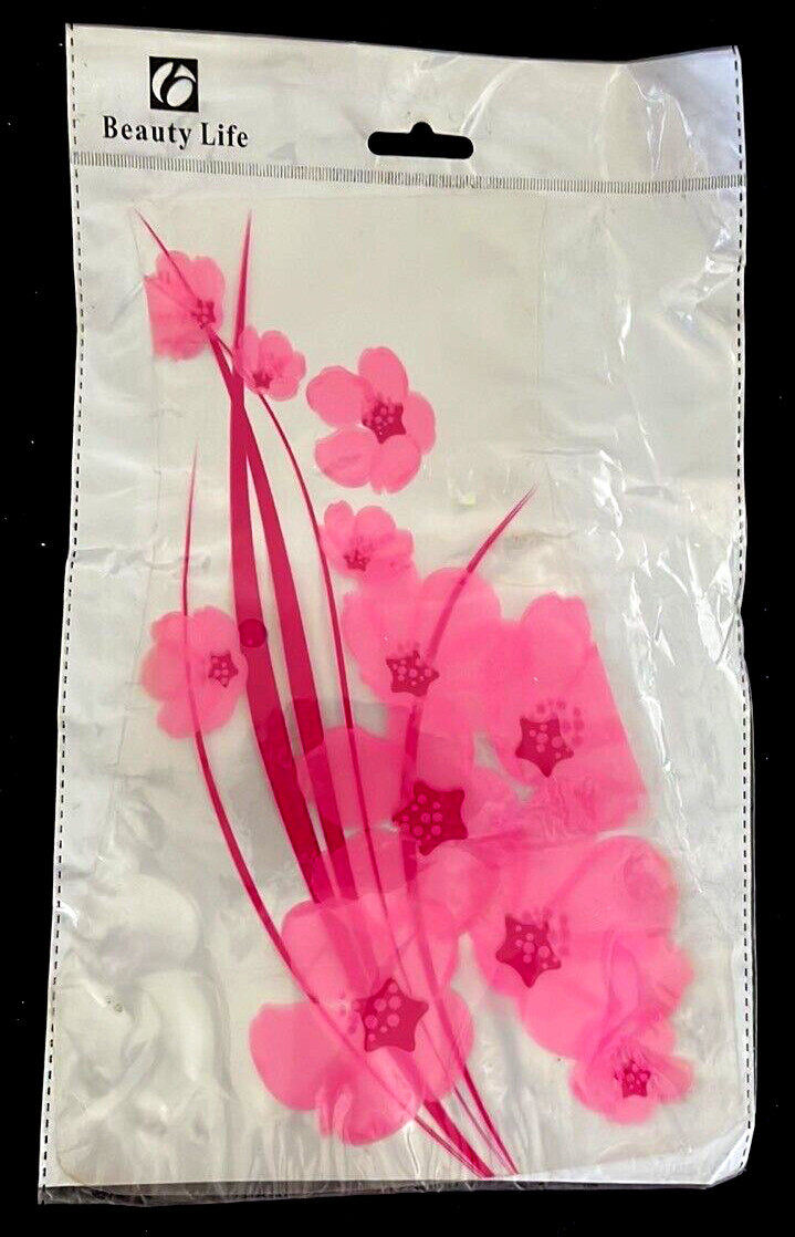 NEW 60 LARGE FOLDING PLASTIC VASES WHOLESALE TRANSPARENT ASSORTED/PATTERNS CLEAR