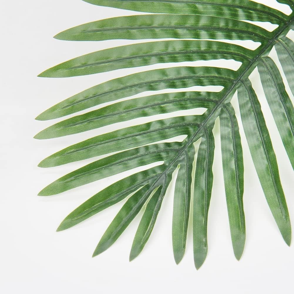 Large Artificial Palm Leaves 6PCS – 30” Faux Fronds for Floral & Event Decor