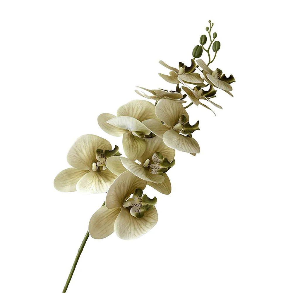 98Cm Long Phalaenopsis Artificial Flower Soft PVC Flowers Long-Lasting Beauty Re