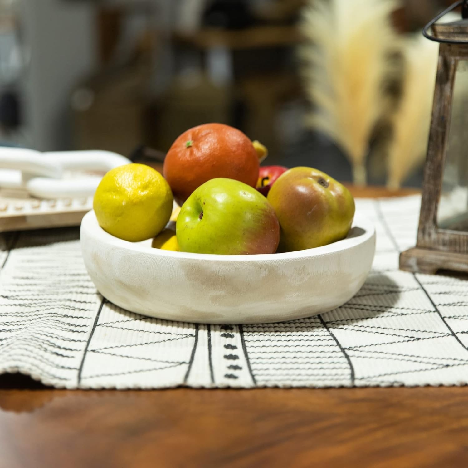 Paulownia Wood Hand Carved Tray 10″