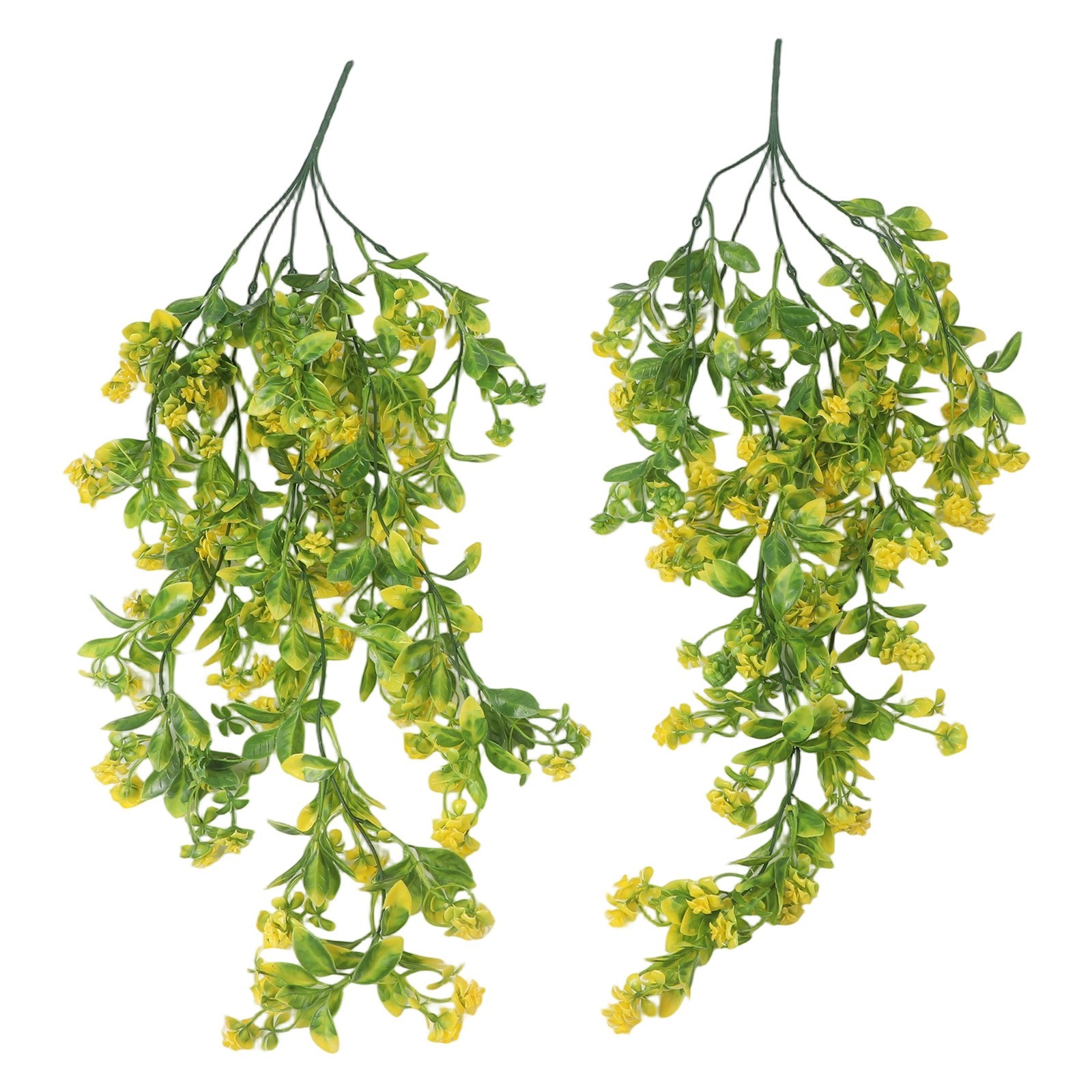 Hanging Artificial Flowers 2pcs Wisteria Vines for Indoor and Outdoor Decor