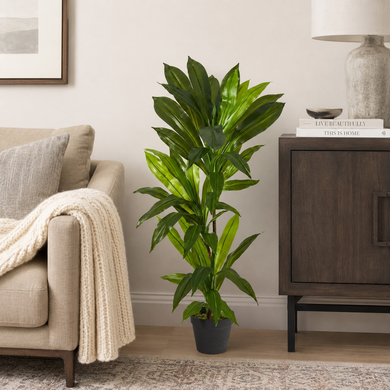 3′ Dracaena Artificial Plant (Real Touch)