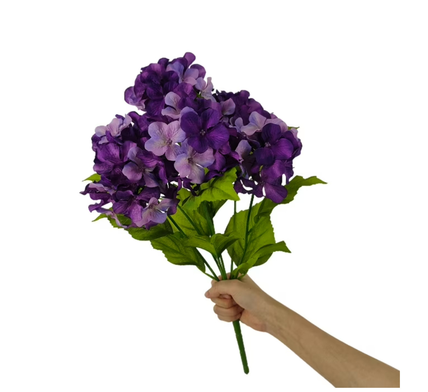 Mainstays 19.75″ Indoor Artificial Bush, Hydrangea Flower, Purple Color VIRAL