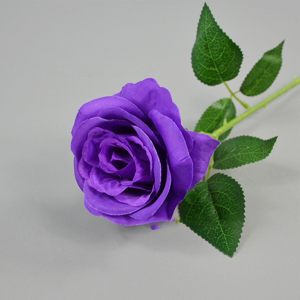Stylish Single Rose Artificial Flower for Captivating Living Room Ambiance