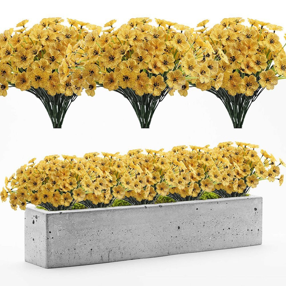 Brand New Artificial Flowers Garden 31cm DIY Plastic Plants Fake Flowers