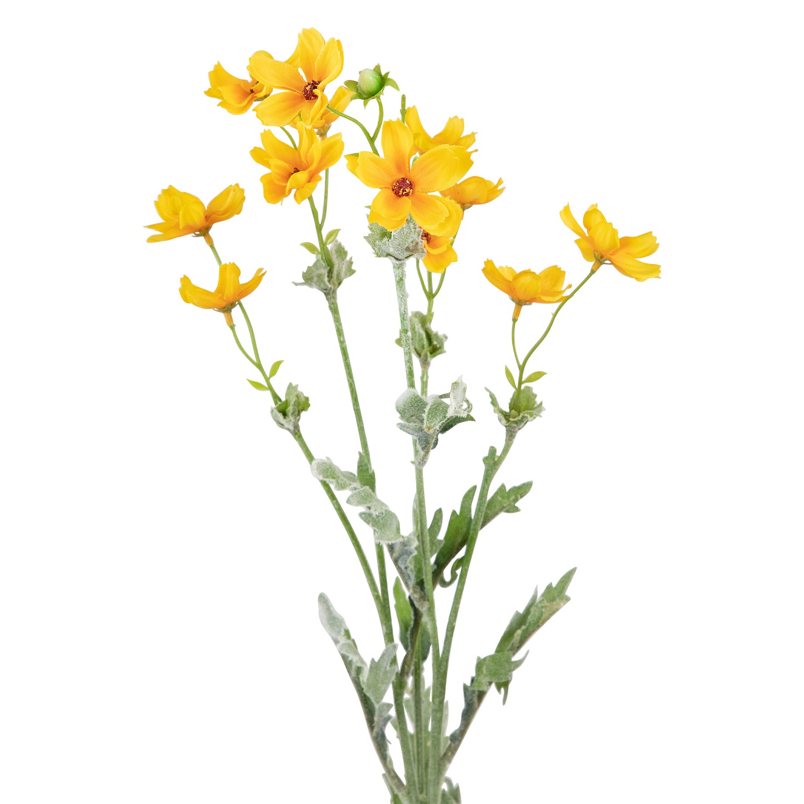 Allstate 27.5″ Gold and Yellow Baby Cosmos Artificial Silk Floral Spray