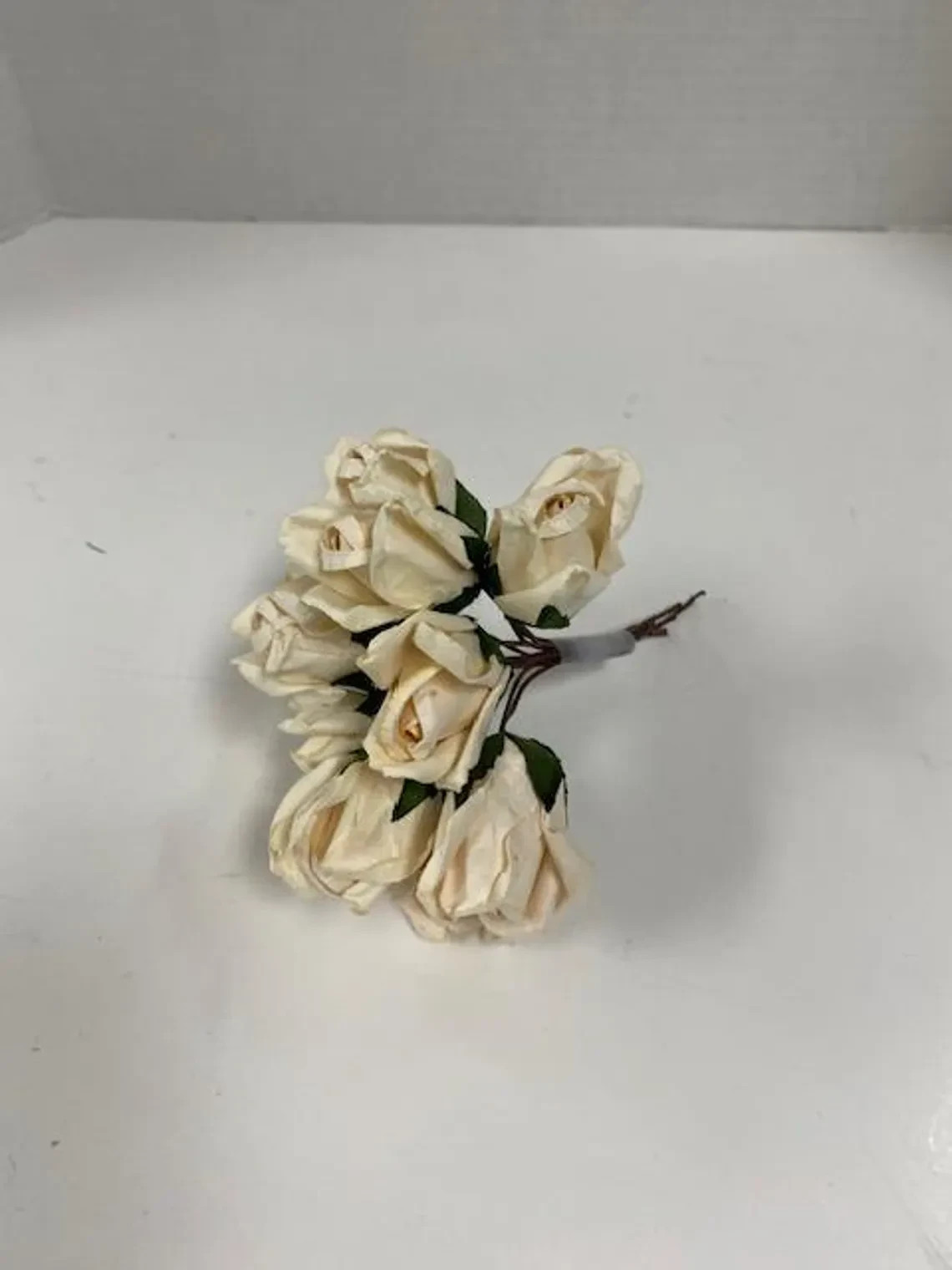 Vintage Faux Cream Rose Buds