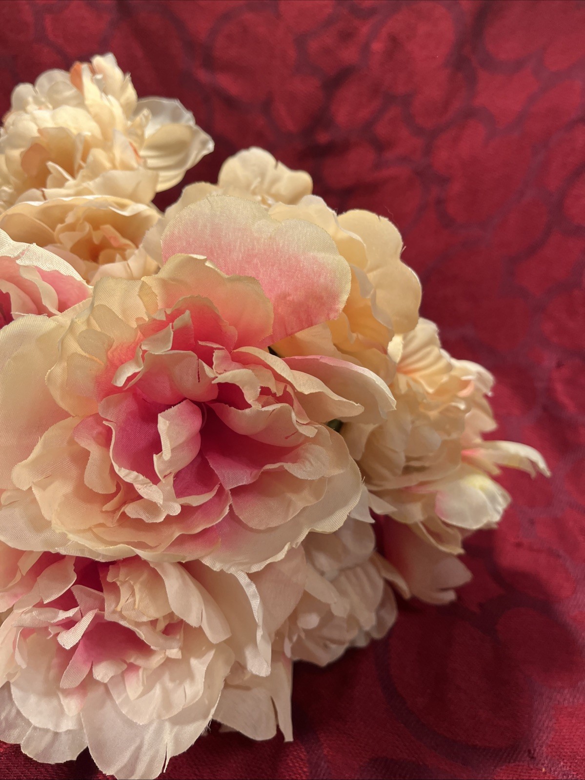 Silk Peony Artificial Fake Flowers Bunch Bouquet Home Wedding Party Decor – 9455