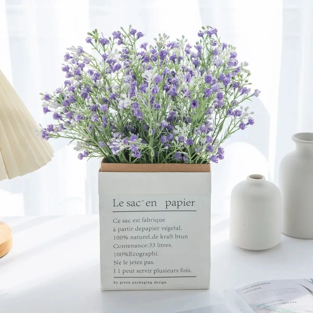 NEW Artificial Gypsophila Flowers Baby’s Breath Wedding Bouquet Home Decor Bunch