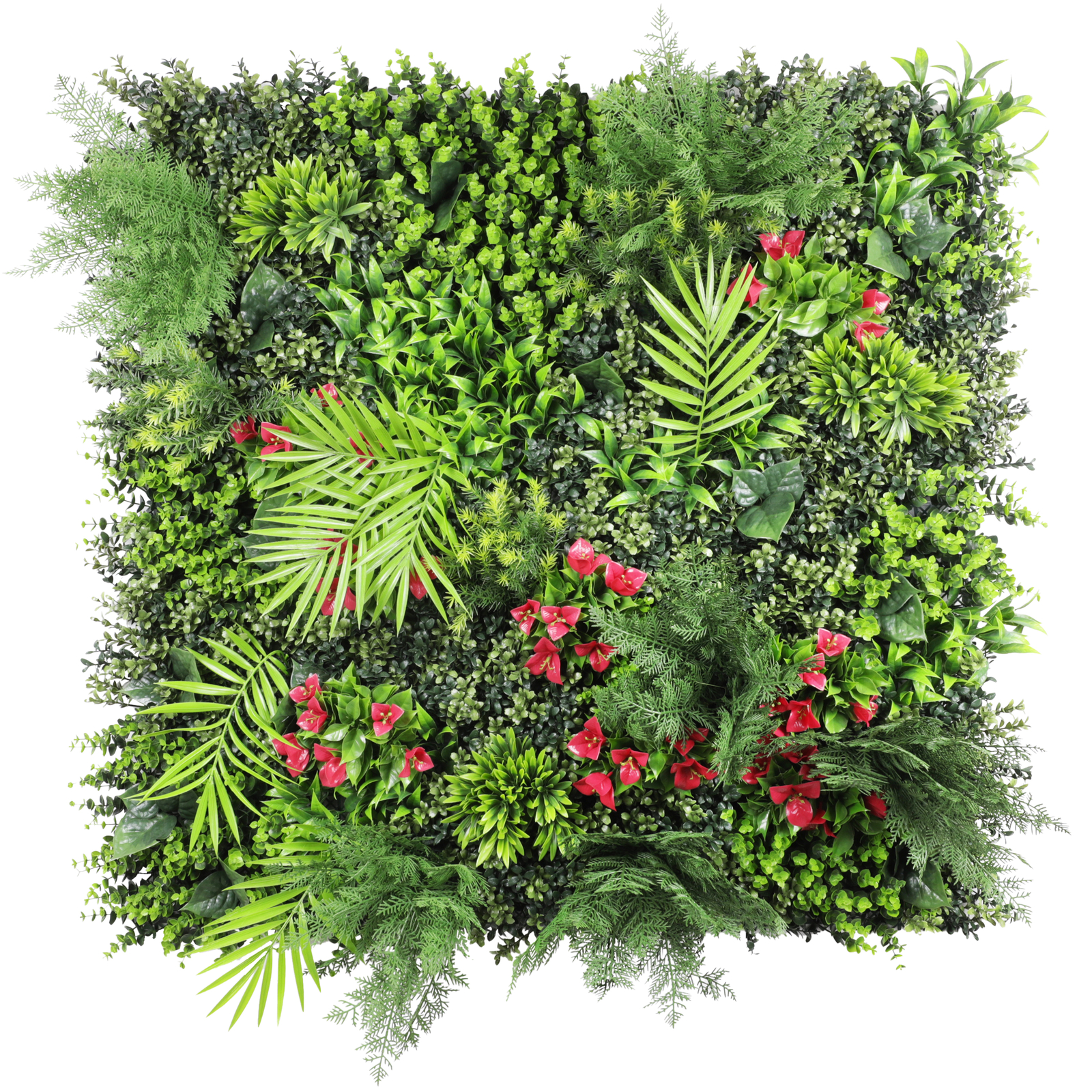 40″x40″ Artificial Faux 3D Mix Leaf Privacy Fence Screen Decor Panel Hedge V12
