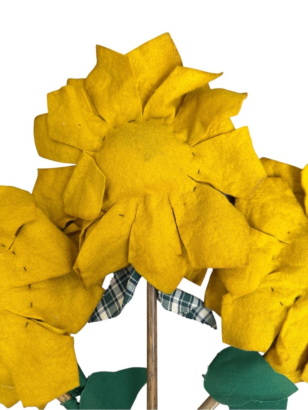 Primitive Sunflowers Set of 3 Handmade Rustic Country Farmhouse Decor 20″