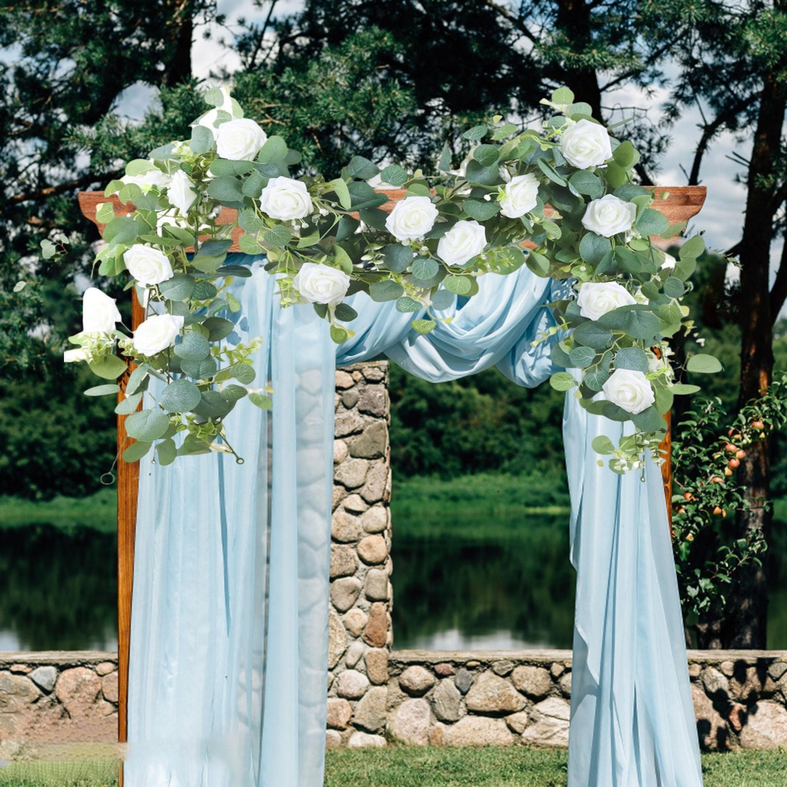 Artificial Hanging Eucalyptus Garlands for Baby Shower Housewarming Party