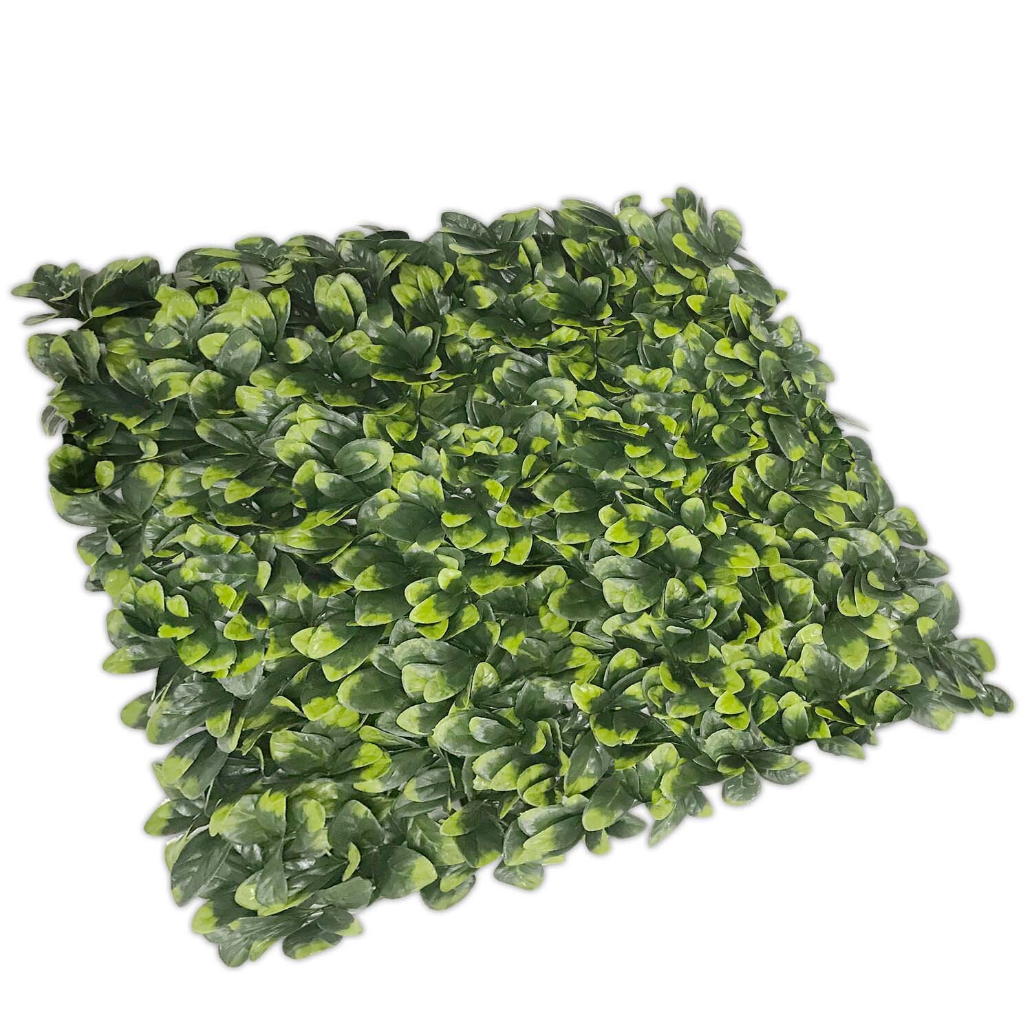 20″x20″ Artificial Faux Leaf Ficus Fence Screen Greenery Wall Decor Panel