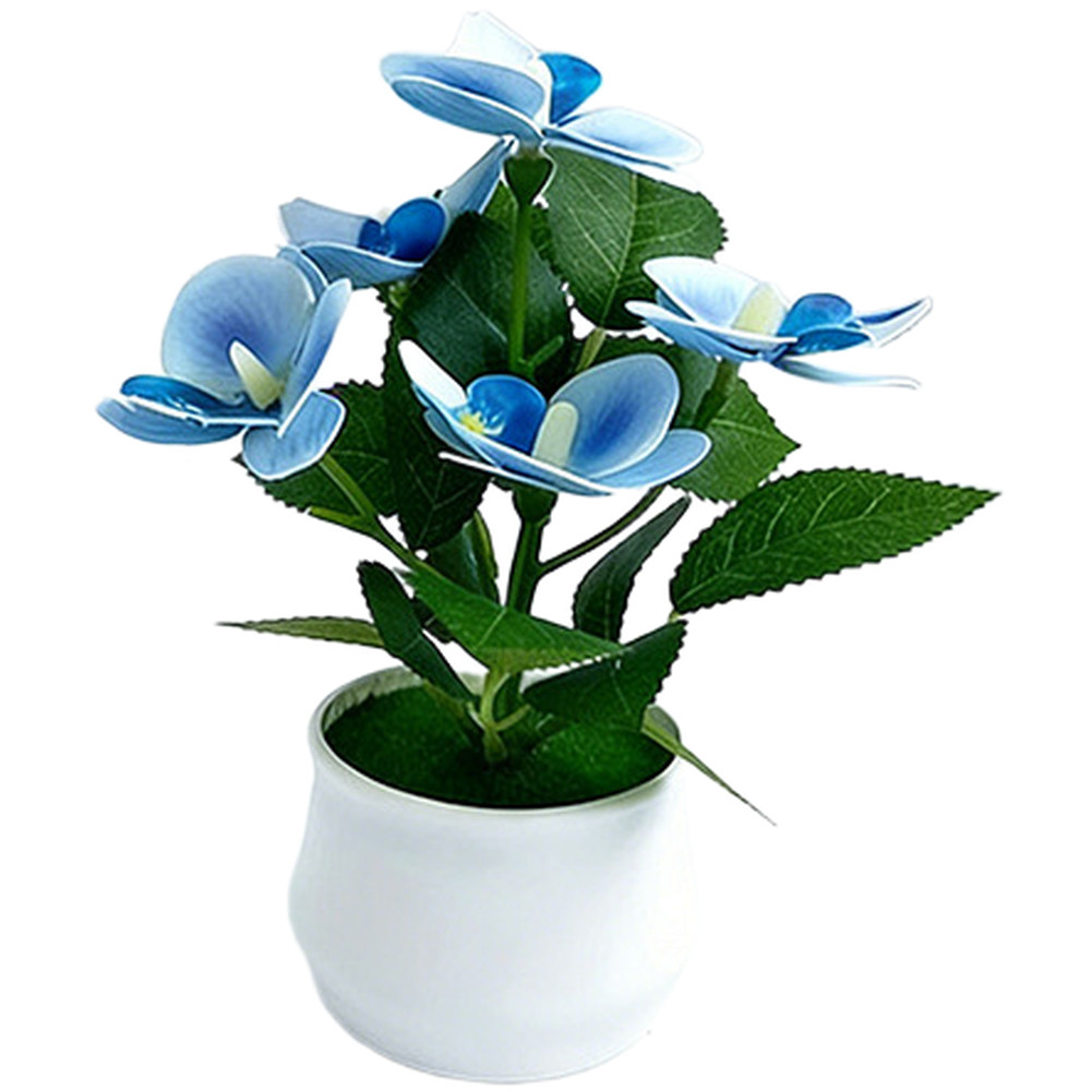 Potted Artificial Phalaenopsis Orchids 5 Piece Nordic Style Arrangement