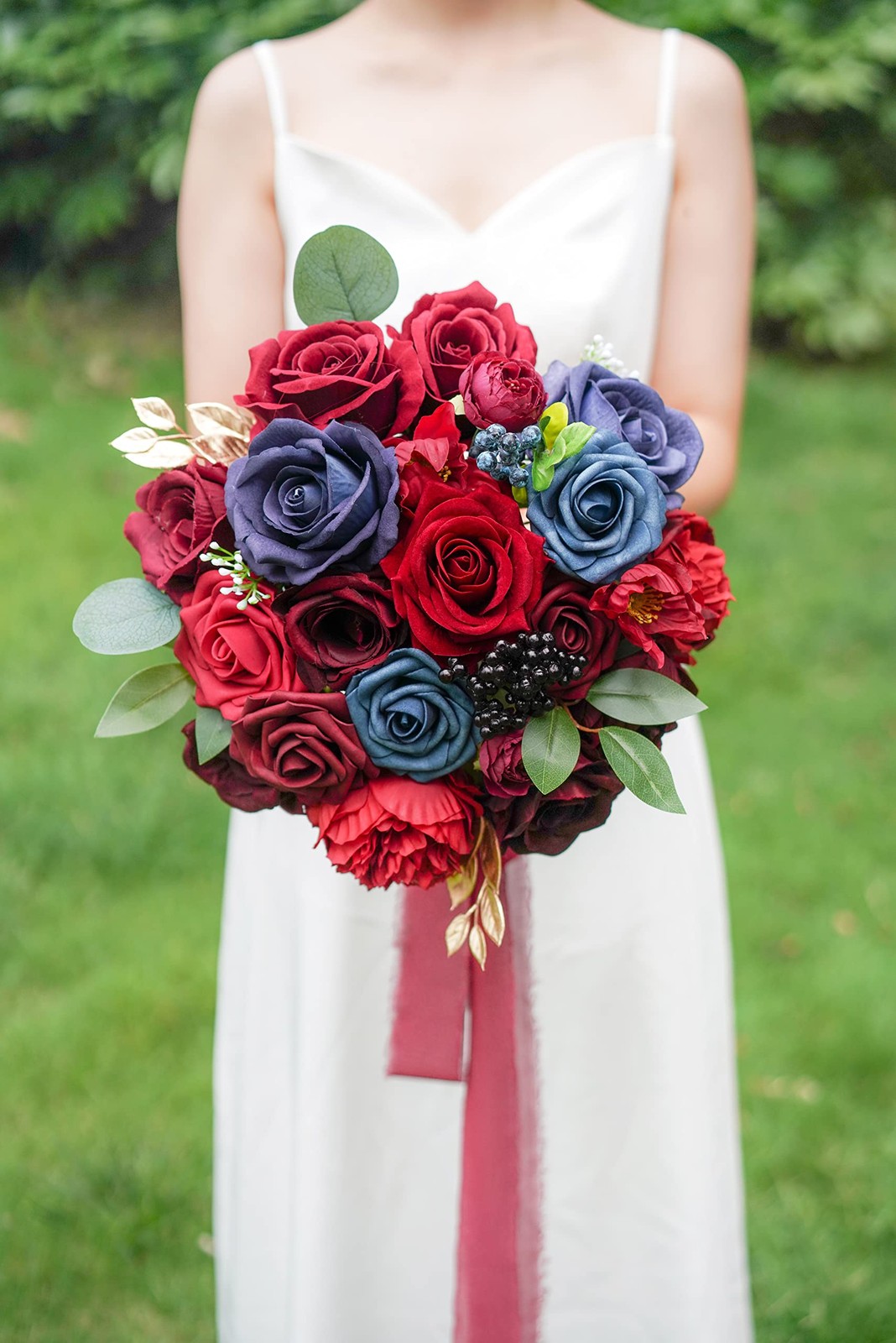 Artificial Flowers Wedding Flowers Combo for Silk Fake Flowers Roses for DIY …