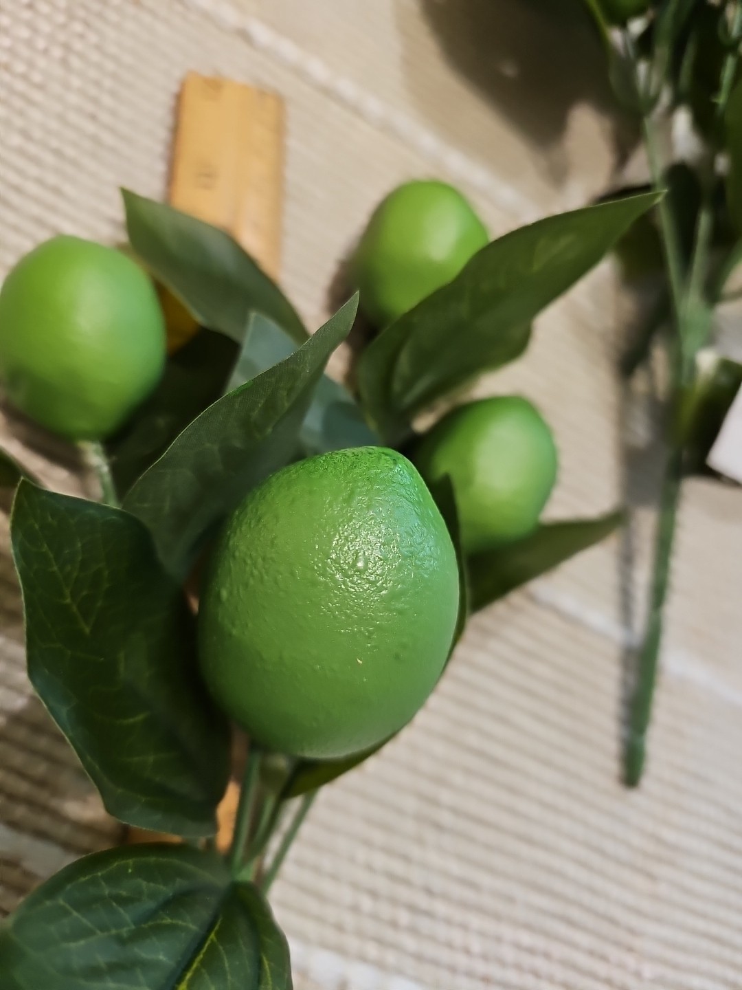 6 NEW 11″ SPRING SUMMER LIME LEAVES Floral Pick Decor FRUIT GREEN FREE SHIP