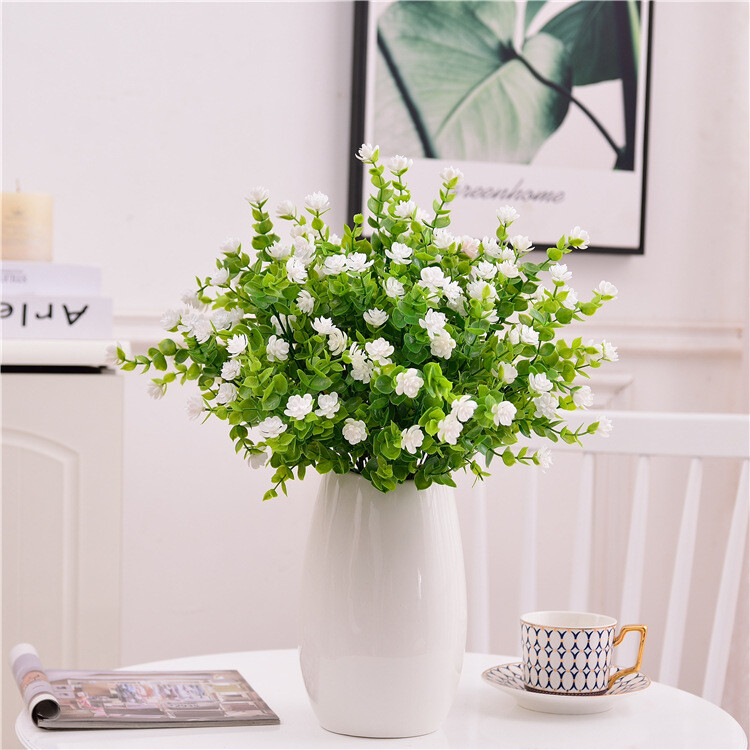 4 Pcs Artificial Fake Flower Lotus Home Decoration Outdoor UV Protection Floral
