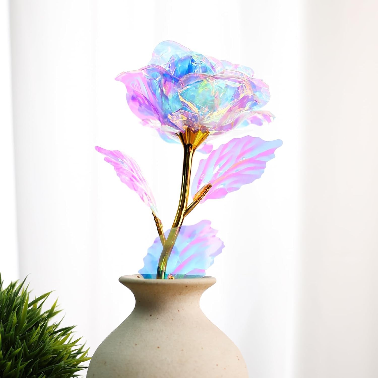 Galaxy Rose Flower Gift for Mother’s Day Birthday Anniversary Wedding