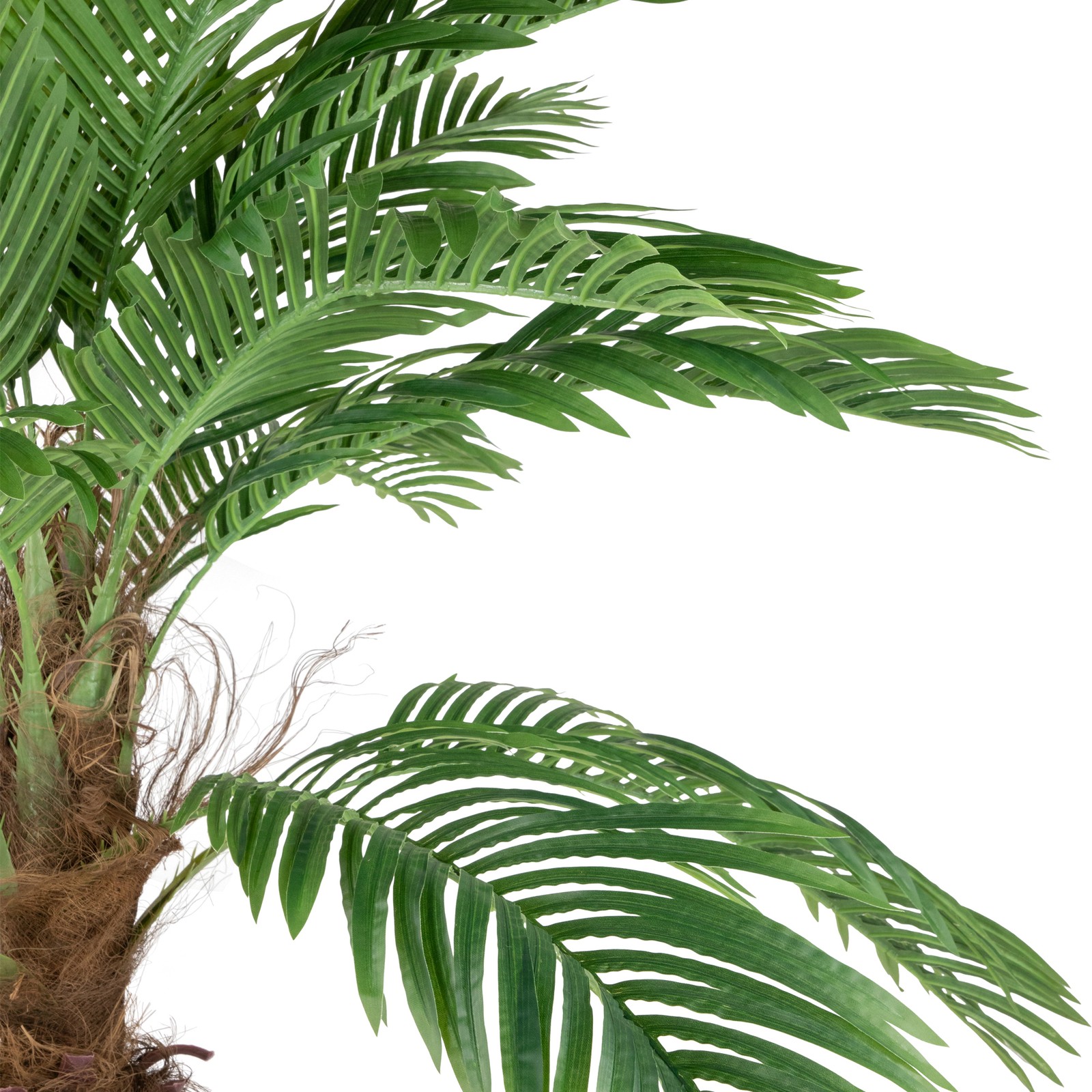 Northlight 8′ Potted Artificial Brown and Green Phoenix Palm Tree