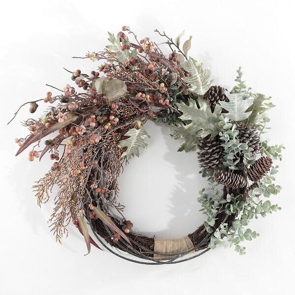 Safavieh Berry & Eucalyptus Semi – Wreath, Reduced Price 2172726937 FXP1044A