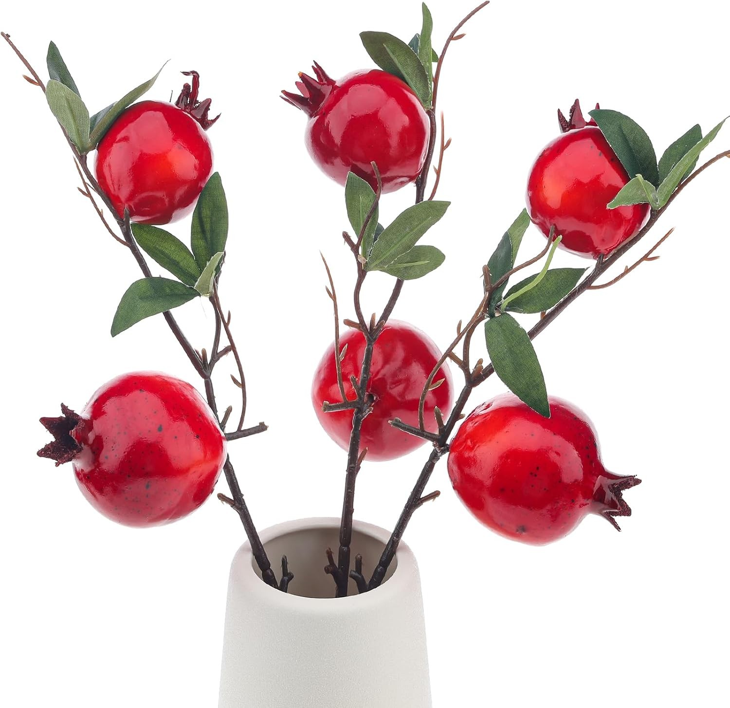 15 Pcs Artificial Red Berry Stems Christmas Red Berries Holly Berry Branches Fak