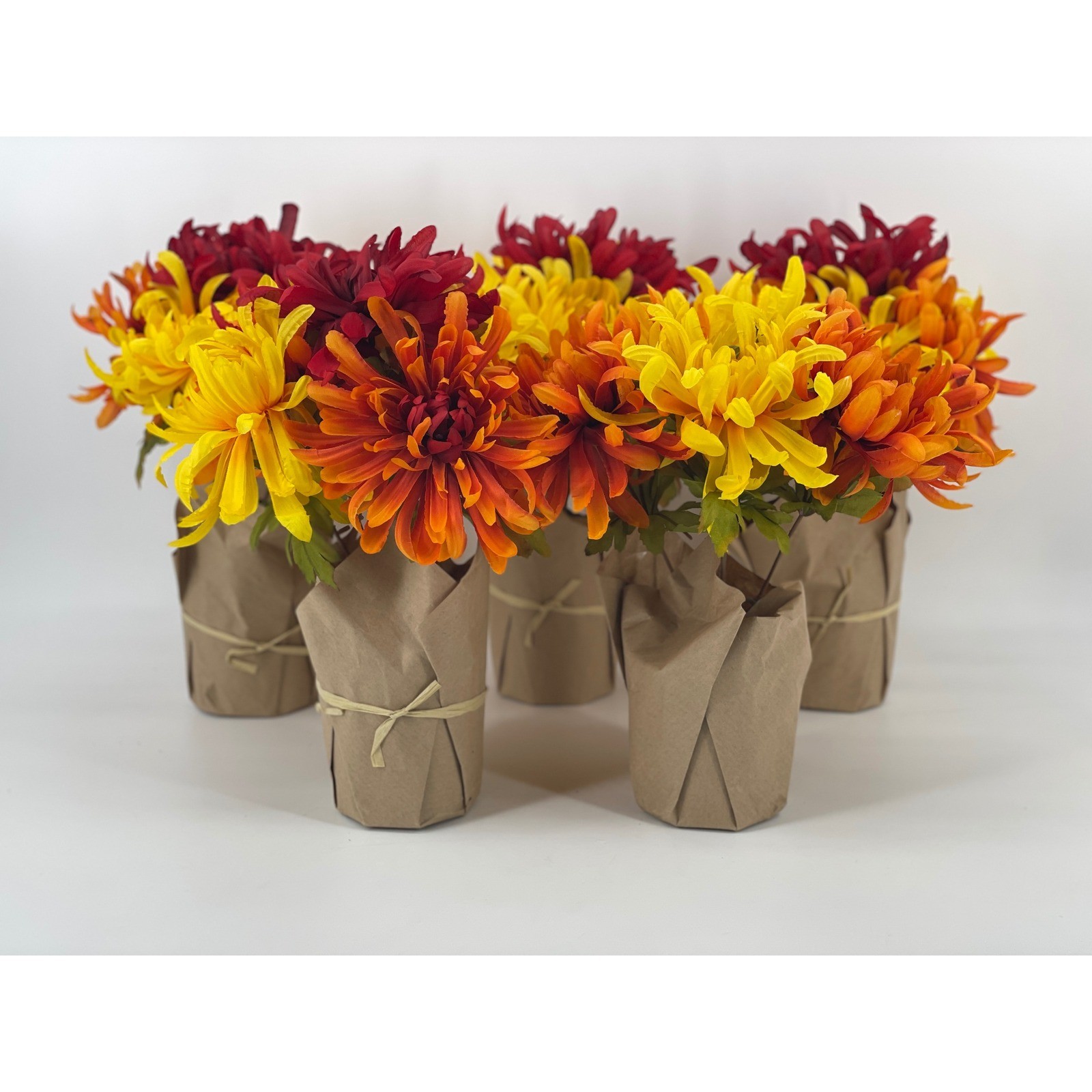 Lot of 25 Ashland Fall Floral Stems Pumpkins Lot Orange Yellow Autumn Decor New