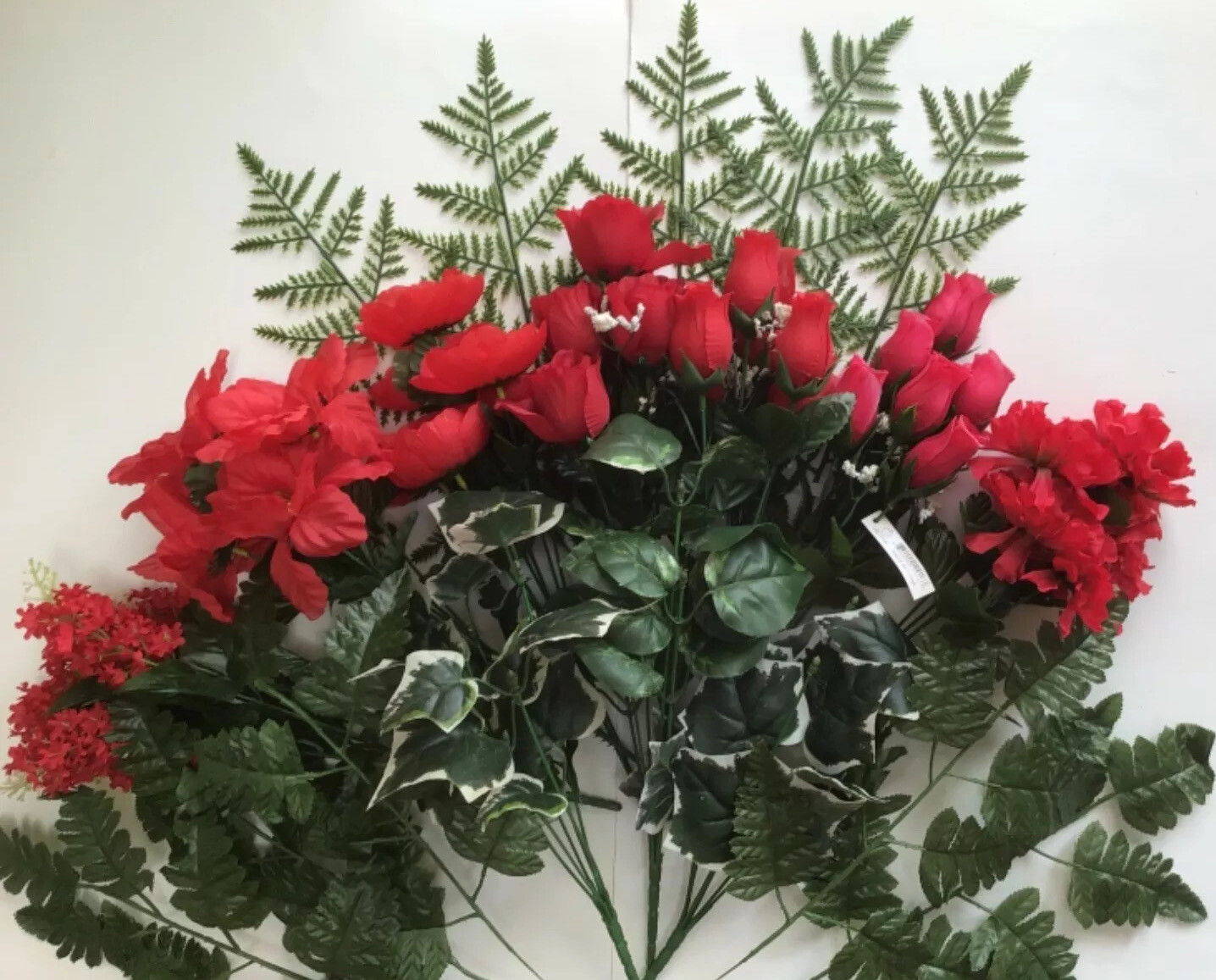 14″ Mixed Floral (12 pieces) Bush Silk Flower Home Wedding Table Decor MXD1016