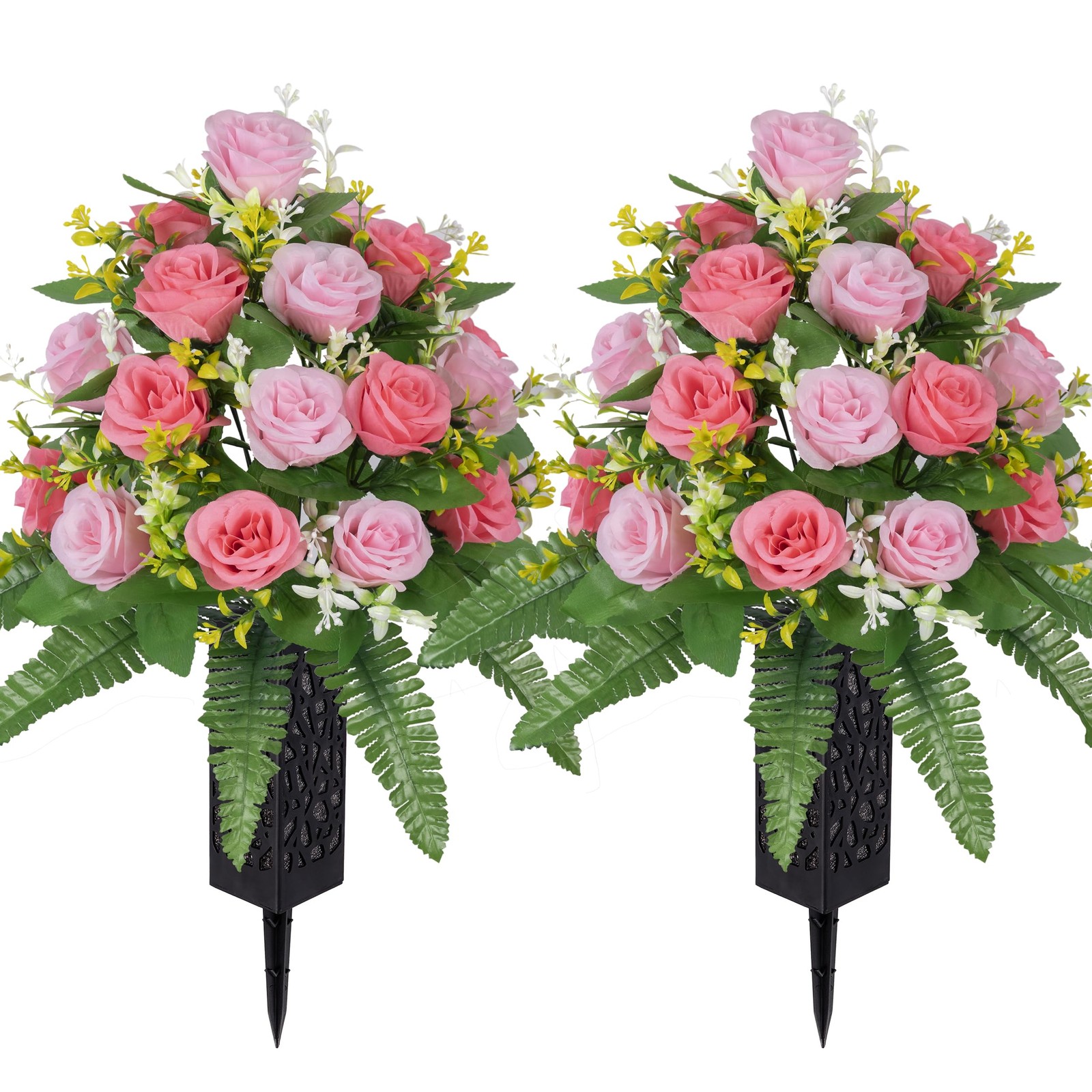 Artificial Cemetery Flowers“ Grave Decorations Cemetery Flowers For Grave Vase A