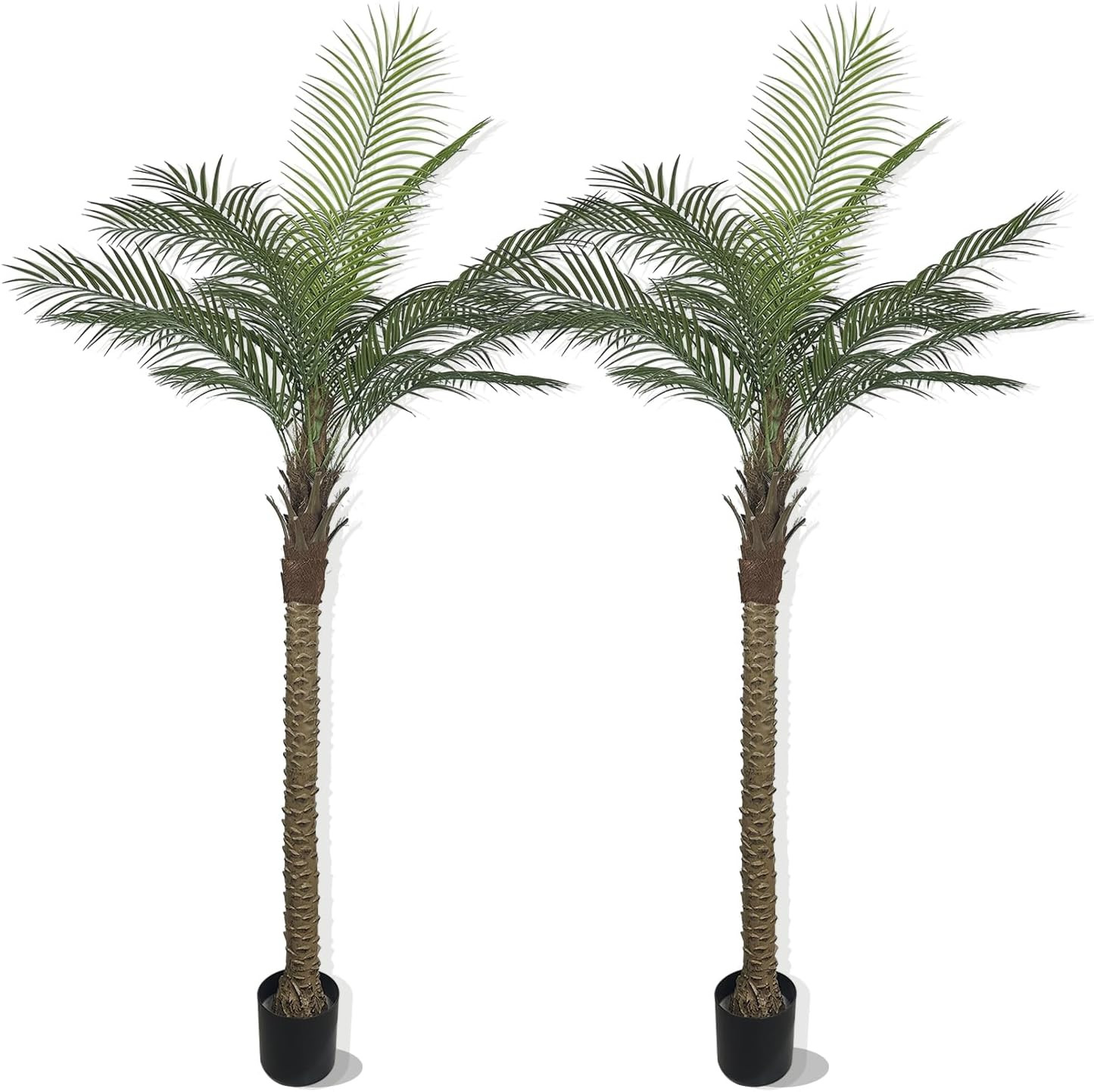 Artificial Palm Plant 3FT Fake Palm Tree with 9 Trunks Perfect 36Inch Faux Tropi