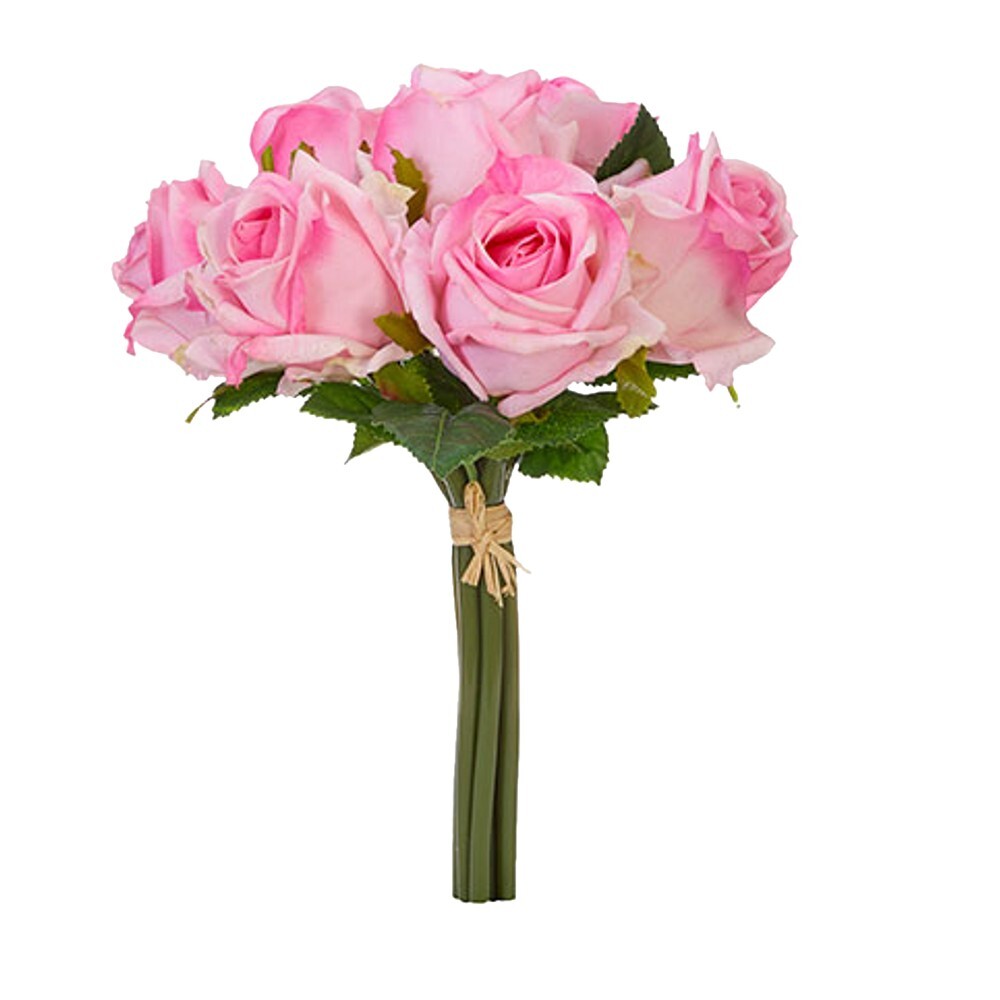 Raz Imports Real Touch 12″ Rose Bundle, Light Pink (F4022622B)